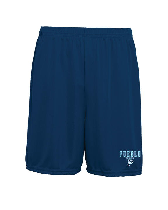 Pueblo HS Tennis Block - Mens 7inch Training Shorts