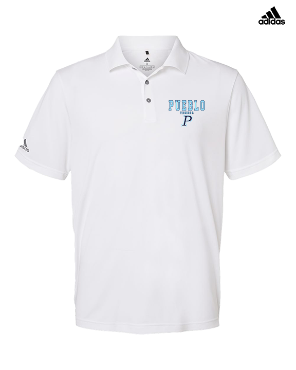 Pueblo HS Tennis Block - Mens Adidas Polo