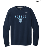 Pueblo HS Tennis Block - Mens Nike Crewneck