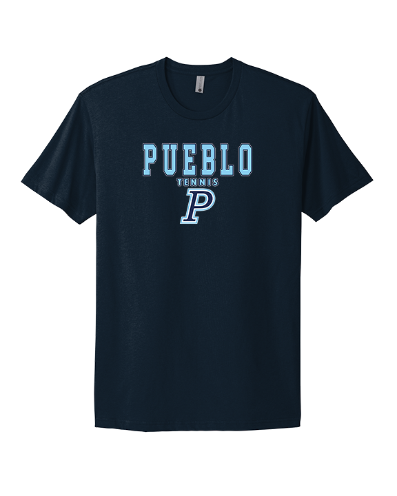 Pueblo HS Tennis Block - Mens Select Cotton T-Shirt