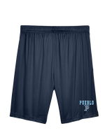 Pueblo HS Tennis Block - Mens Training Shorts with Pockets