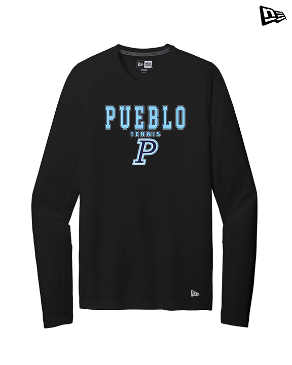 Pueblo HS Tennis Block - New Era Performance Long Sleeve
