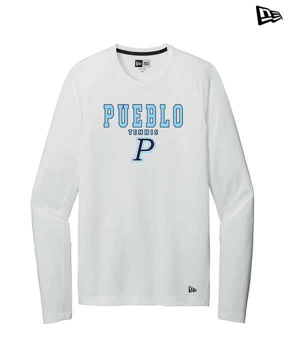 Pueblo HS Tennis Block - New Era Performance Long Sleeve