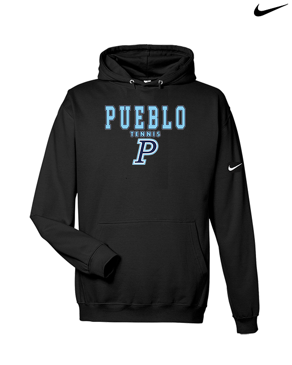 Pueblo HS Tennis Block - Nike Club Fleece Hoodie