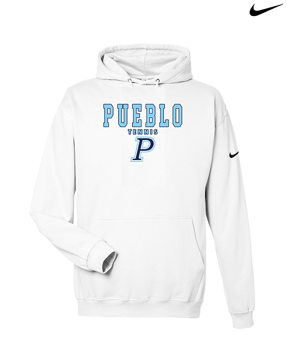 Pueblo HS Tennis Block - Nike Club Fleece Hoodie