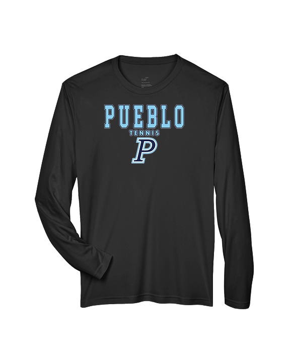 Pueblo HS Tennis Block - Performance Longsleeve