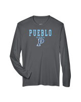 Pueblo HS Tennis Block - Performance Longsleeve