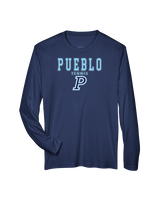 Pueblo HS Tennis Block - Performance Longsleeve