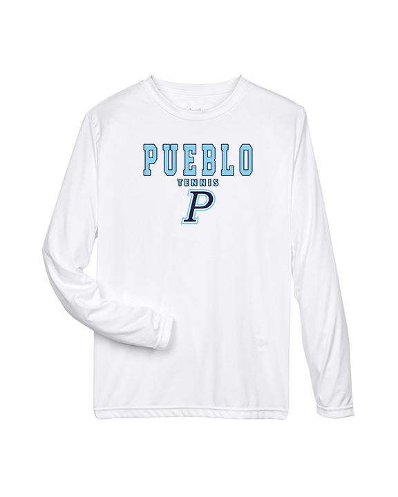 Pueblo HS Tennis Block - Performance Longsleeve