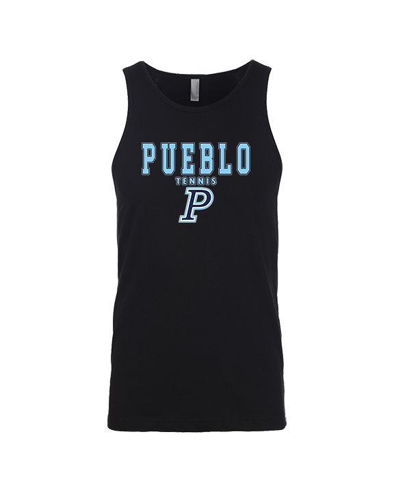 Pueblo HS Tennis Block - Tank Top