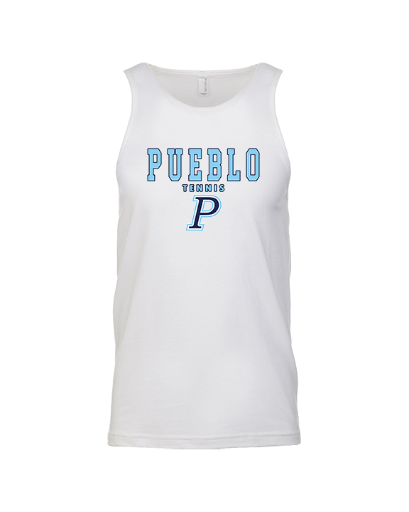 Pueblo HS Tennis Block - Tank Top