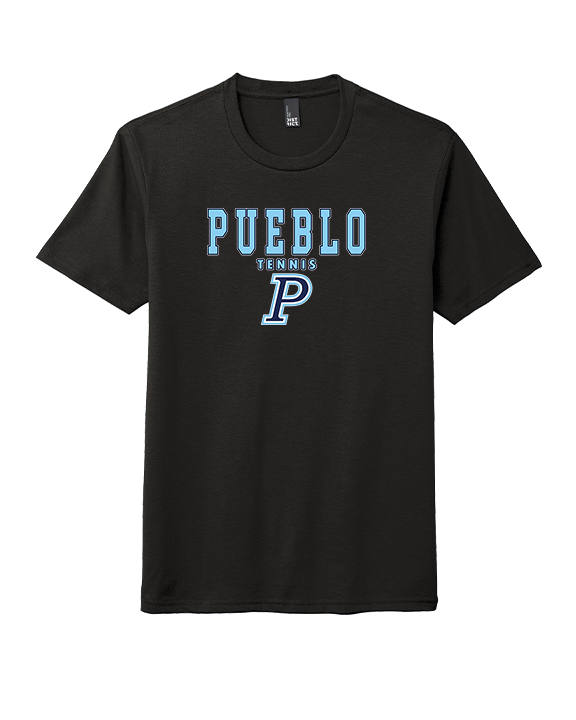 Pueblo HS Tennis Block - Tri-Blend Shirt