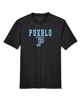 Pueblo HS Tennis Block - Youth Performance Shirt