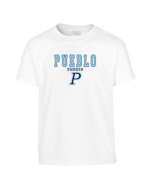 Pueblo HS Tennis Block - Youth Shirt