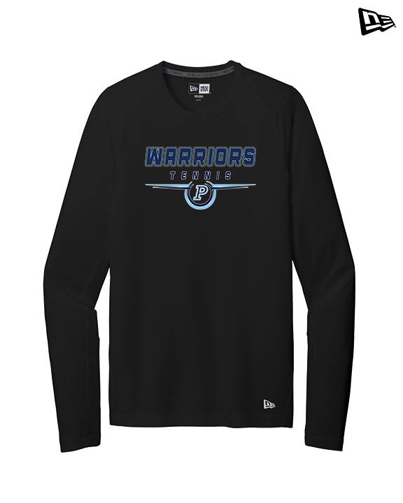 Pueblo HS Tennis Design - New Era Performance Long Sleeve