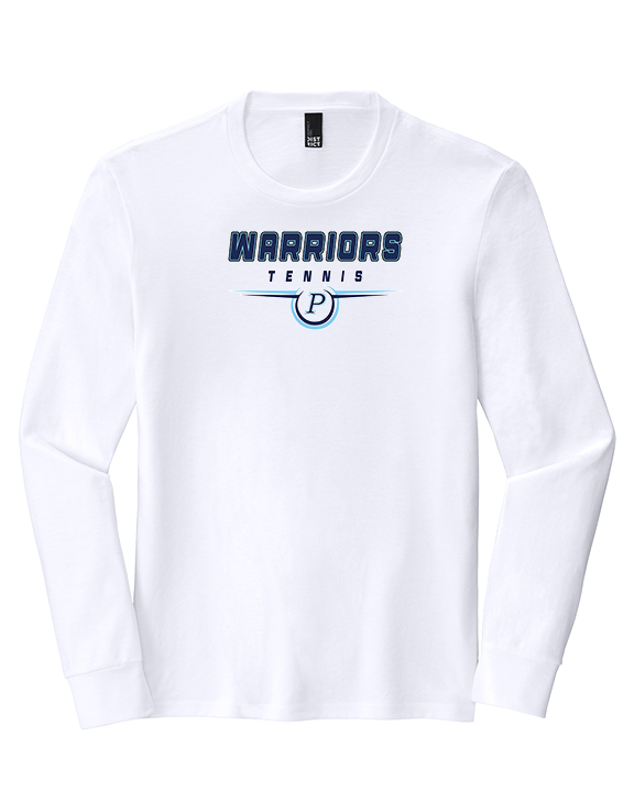 Pueblo HS Tennis Design - Tri-Blend Long Sleeve
