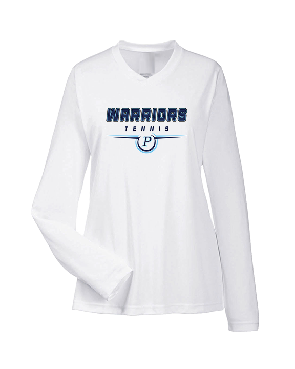 Pueblo HS Tennis Design - Womens Performance Longsleeve