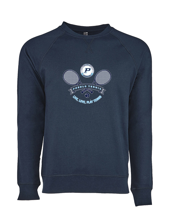 Pueblo HS Tennis Play Tennis - Crewneck Sweatshirt