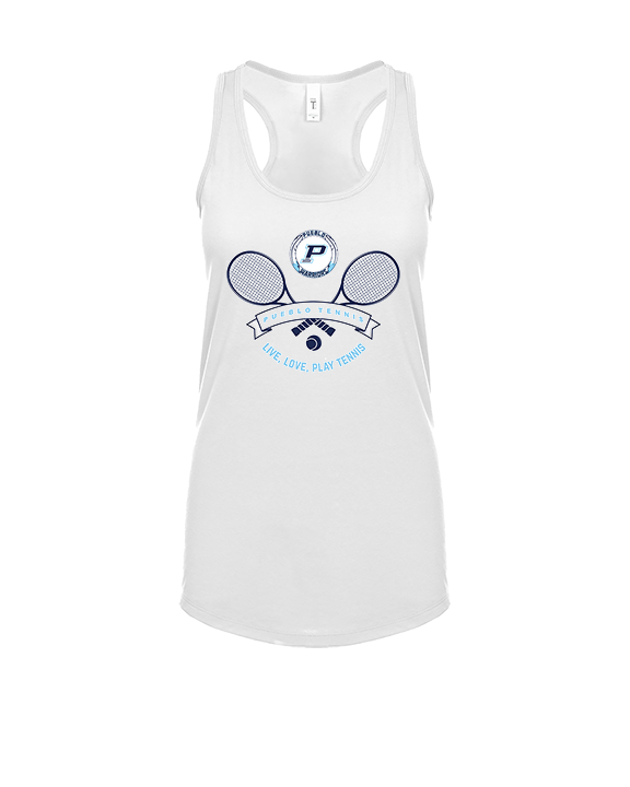 Pueblo HS Tennis Play Tennis - Womens Tank Top