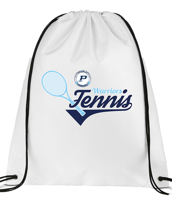 Pueblo HS Tennis Swirl - Drawstring Bag