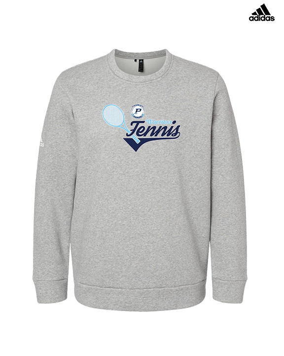 Pueblo HS Tennis Swirl - Mens Adidas Crewneck