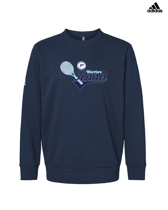 Pueblo HS Tennis Swirl - Mens Adidas Crewneck