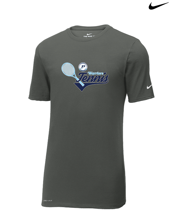 Pueblo HS Tennis Swirl - Mens Nike Cotton Poly Tee