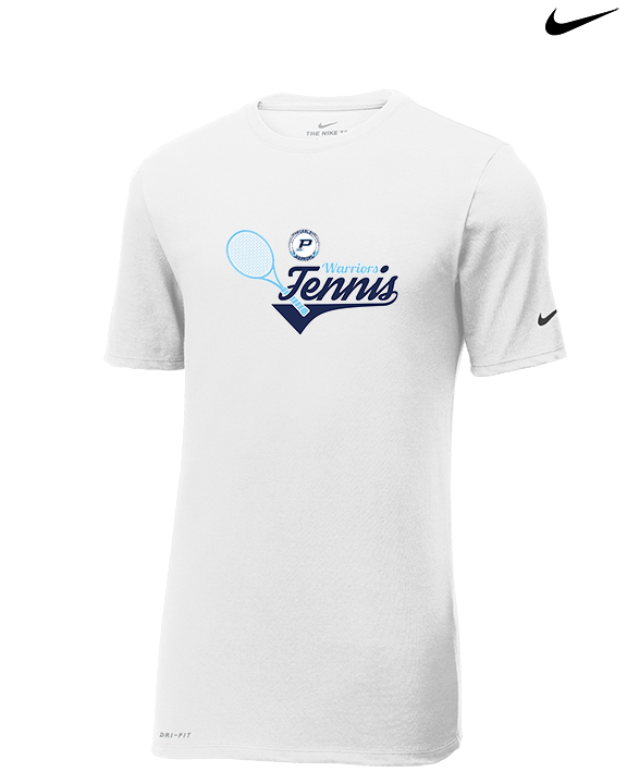 Pueblo HS Tennis Swirl - Mens Nike Cotton Poly Tee