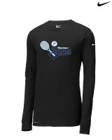 Pueblo HS Tennis Swirl - Mens Nike Longsleeve