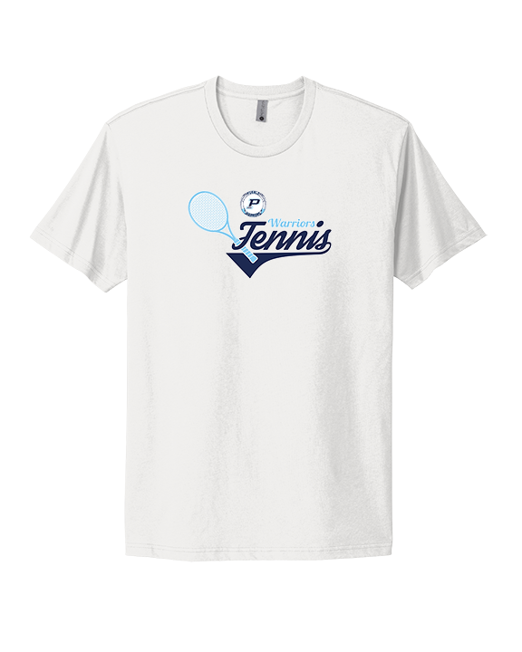 Pueblo HS Tennis Swirl - Mens Select Cotton T-Shirt
