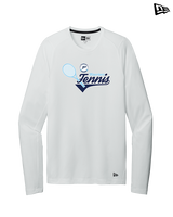 Pueblo HS Tennis Swirl - New Era Performance Long Sleeve