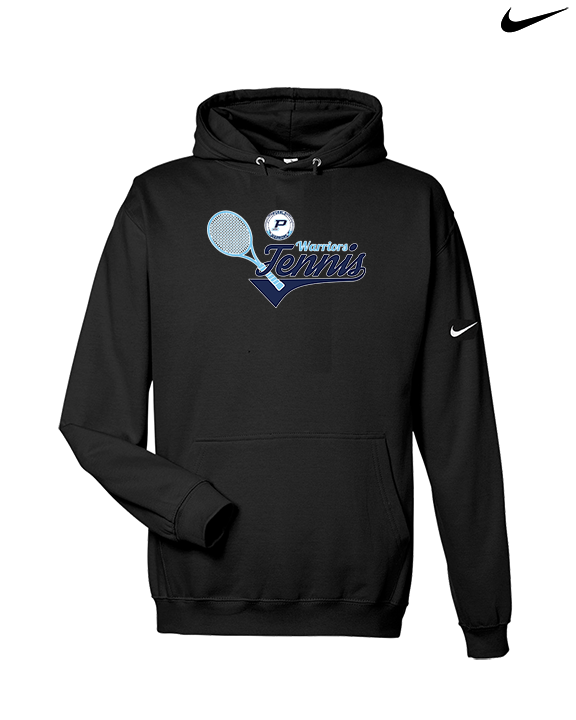 Pueblo HS Tennis Swirl - Nike Club Fleece Hoodie