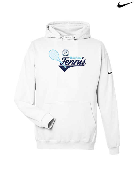 Pueblo HS Tennis Swirl - Nike Club Fleece Hoodie
