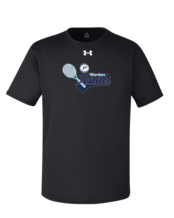 Pueblo HS Tennis Swirl - Under Armour Mens Team Tech T-Shirt