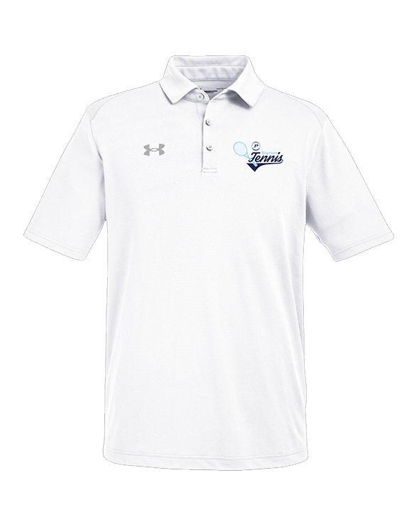 Pueblo HS Tennis Swirl - Under Armour Mens Tech Polo