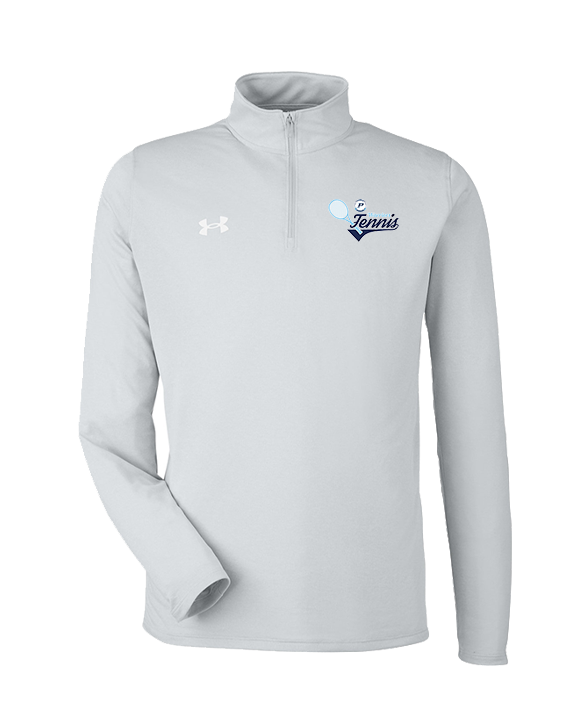 Pueblo HS Tennis Swirl - Under Armour Mens Tech Quarter Zip