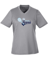 Pueblo HS Tennis Swirl - Womens Performance Shirt