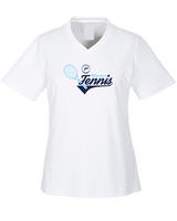 Pueblo HS Tennis Swirl - Womens Performance Shirt