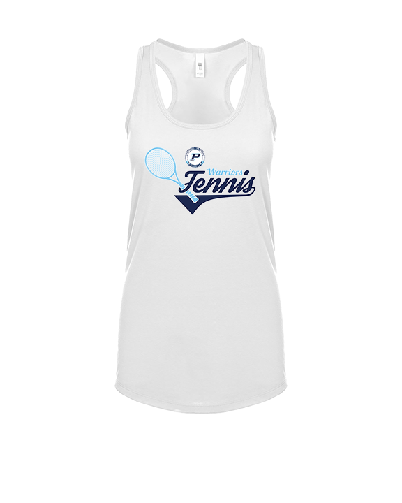 Pueblo HS Tennis Swirl - Womens Tank Top