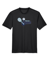 Pueblo HS Tennis Swirl - Youth Performance Shirt