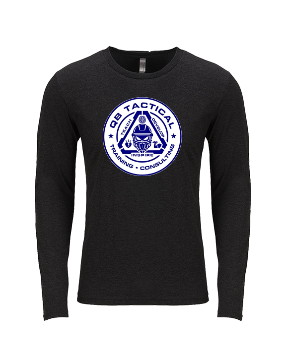 QB Tactical Training & Consulting Football C2 - Tri-Blend Long Sleeve