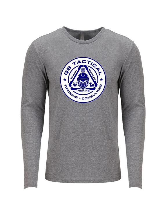 QB Tactical Training & Consulting Football C2 - Tri-Blend Long Sleeve