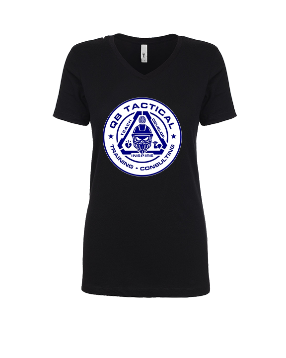 QB Tactical Training & Consulting Football C2 - Womens Vneck