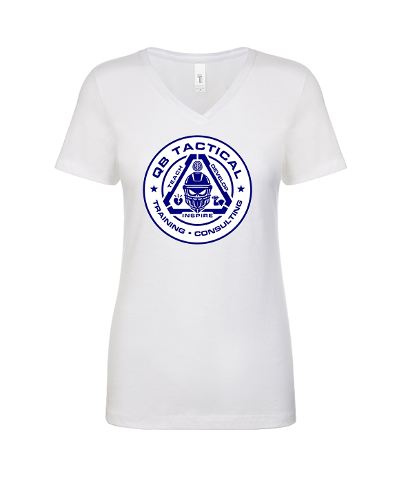 QB Tactical Training & Consulting Football C2 - Womens Vneck