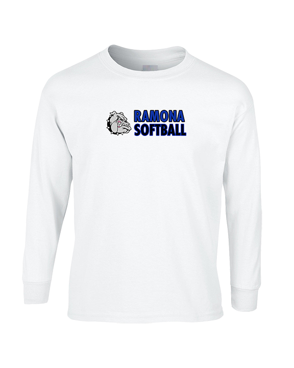 Ramona HS Softball Basic - Cotton Longsleeve