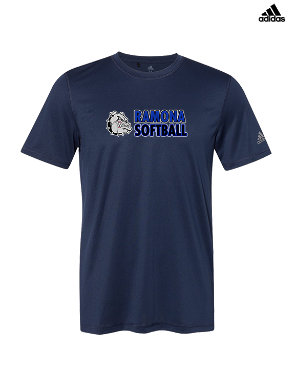 Ramona HS Softball Basic - Mens Adidas Performance Shirt