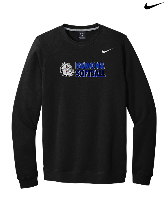 Ramona HS Softball Basic - Mens Nike Crewneck