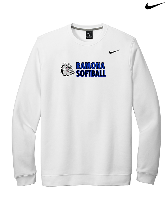 Ramona HS Softball Basic - Mens Nike Crewneck