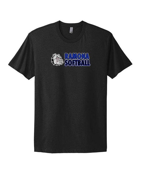 Ramona HS Softball Basic - Mens Select Cotton T-Shirt
