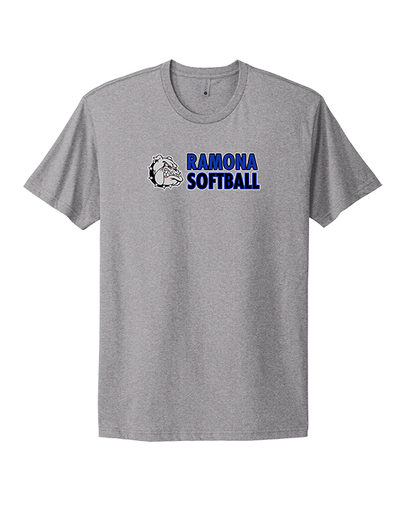Ramona HS Softball Basic - Mens Select Cotton T-Shirt